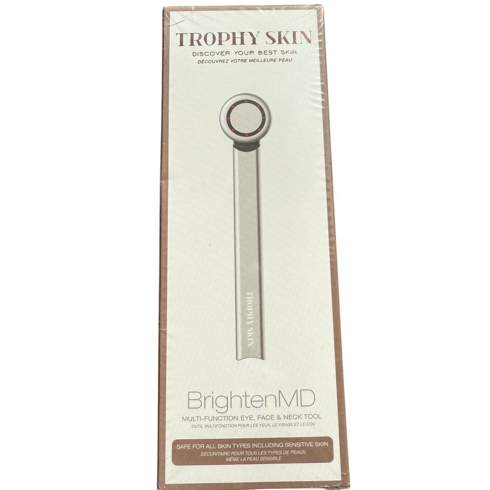 Trophy Skin BrightenMD 4-in-1 Facial Wand Red Light Microcurrent Anti-Aging